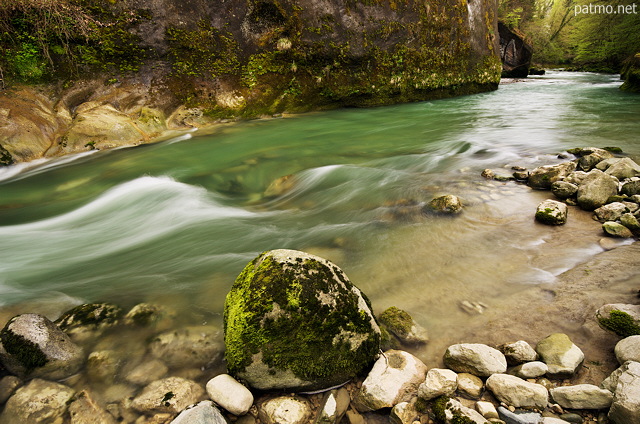 Picture of springtime in the canyon of Cheran river