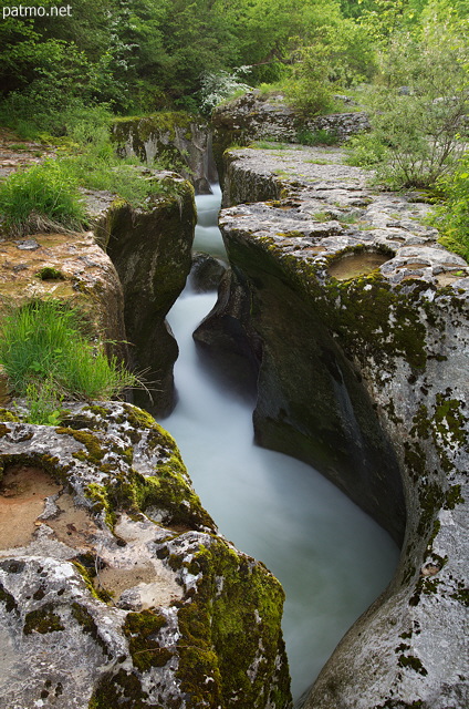 Image of Thurignin Gorges and Sran river