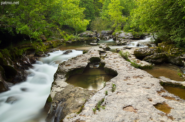 Image de la rivire du Sran  l'entre des Gorges de Thurignin