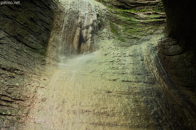 Photo de l'intrieur du canyon du Castran  Frangy