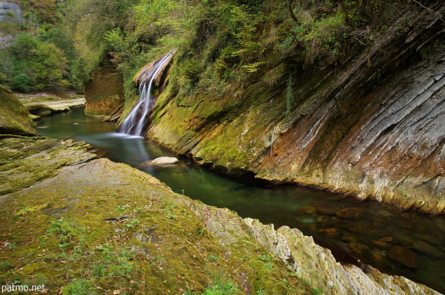 Picture of Cheran river in its canyon