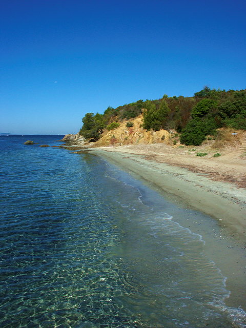 Photo des plages de leoube. Bormes les Mimosas