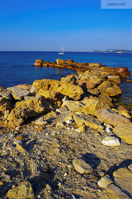 Photo du bord de mer au pradet