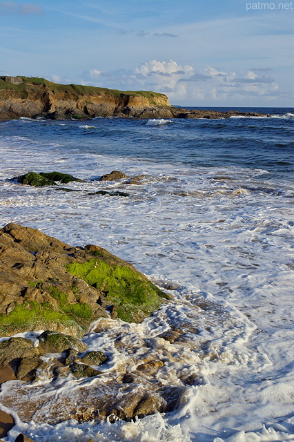 Photo de la côte atlantique en Bretagne près de Guidel