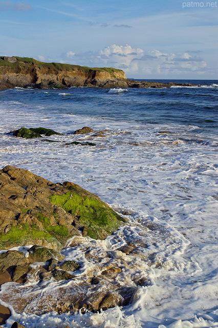 Photo de la cte atlantique en Bretagne prs de Guidel