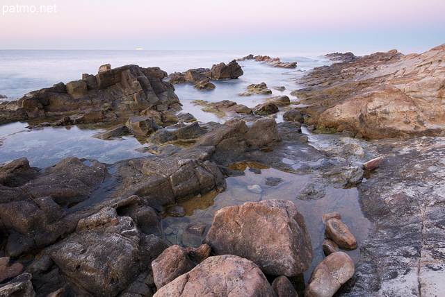 Photo de la cote mediterranenne au Pradet