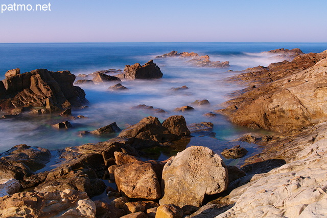 Image de la cte mditerranenne prs du Cap Garonne au Pradet