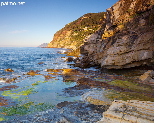 Photo des plages du Bau Rouge  Carqueiranne - Provence