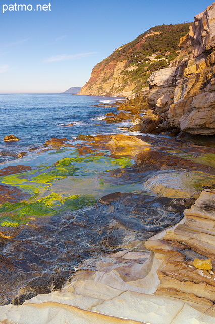 Photographie de la plage du Bau Rouge  Carqueiranne - Provence