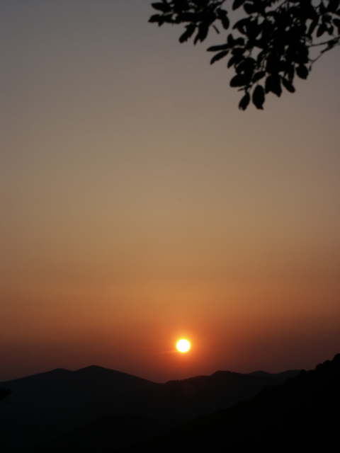 coucher de soleil massif des maures