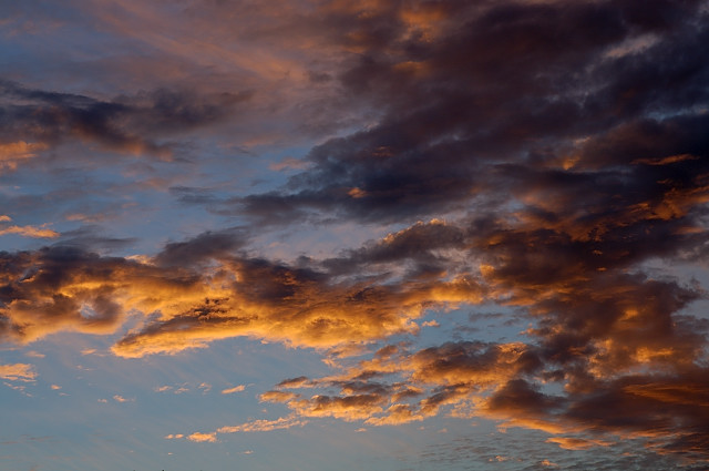 massif des maures nuages coucher de soleil