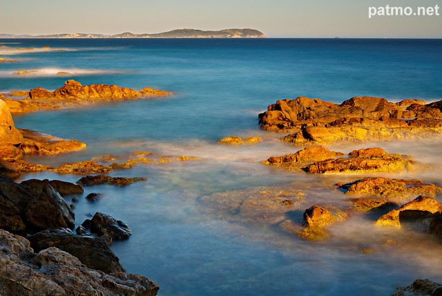 Paysage de la mer mediterranee - Le Pradet