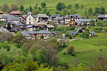 Photographie du village de Bellecombe en Bauges