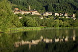 Photograph of Saint martial village and lake in Ardeche