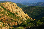 Paysage du Massif des Maures vu depuis les crtes du Laquina