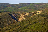 Photo des montagnes et des crtes sauvages du Massif des Maures