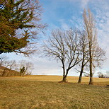 Photo d'un paysage rural sur le plateau des Daines  Chaumont en Haute Savoie