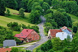 Photographie de la valle de la Valserine prs du hameau de La Rivire  Chzery Forens