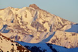 Image de l'Aiguille des Glaciers vue depuis la Pointe de Beauregard