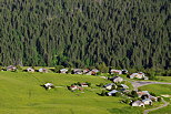 Image des chalets du Plateau de Solaison dans le Massif des Bornes