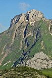 Photographie de la Pointe du Midi dans le Massif des Bornes