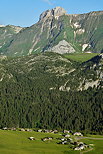 Photo du Plateau de Solaison sous la Pointe du Midi