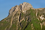 Image de la Pointe du Midi dans le Massif des Bornes