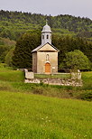 Photo de la chapelle de Belleydoux dans l'Ain