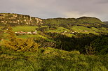 Image des montagnes du Haut Jura au printemps