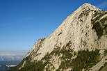 Image de la montagne du Bargy un soir d't