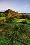 Image de la campagne de Haute Savoie en automne