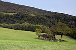 Image du crpuscule sur la campagne en Haute Savoie