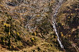 Photo of a mountain stream in the french Alps around the famous Col du Glandon