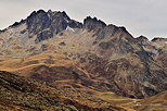 Image of autumn on the mountains around Col du Glandon