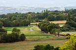 Image of a little country road through the Daines plateau