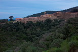 Picture of Chartreuse de la Verne in Provence under a winter dusk light