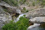 Photo des berges de la rivire de la Verne dans le Massif des Maures