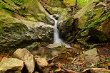 Photographie de cascade dans la fort du Massif des Maures