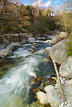 Image de la rivire de l'Abatesco prs de Pietrapola i Bagni en Haute Corse