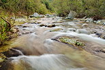 Image of Abatesco river in the mountains of North Corsica