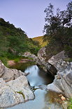 Image de la rivire de la Verne au crpuscule - Massif des Maures