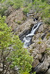 Image de cascade au printemps dans le ruisseau de Boulin - Massif des Maures