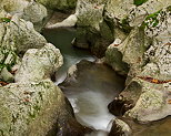 Image des marmites de gant dans la rivire du Fornant en Haute Savoie