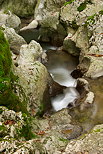 Photographie des marmites de gant dans le dfil du Fornant en Haute Savoie