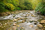 Photographie de la rivire des Usses en dbut d'automne