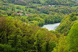 Photographie de la vallée du Rhône au printemps autour d'Arcine en Haute Savoie