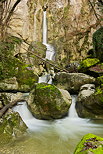 Image de la cascade de Barbannaz en fin d'automne