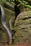 Photographie du canyon du Castran et de ses falaises de molasse