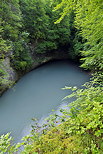 Photo de la rivire du Parnant juste avant son confluent avec le Rhne