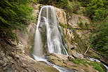 Photographie de la cascade du Dard dans les Gorges du Bronze - Massif des Bornes